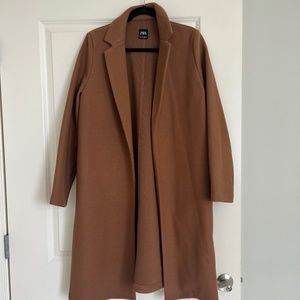 Classic Pea Coat, Zara, Brown